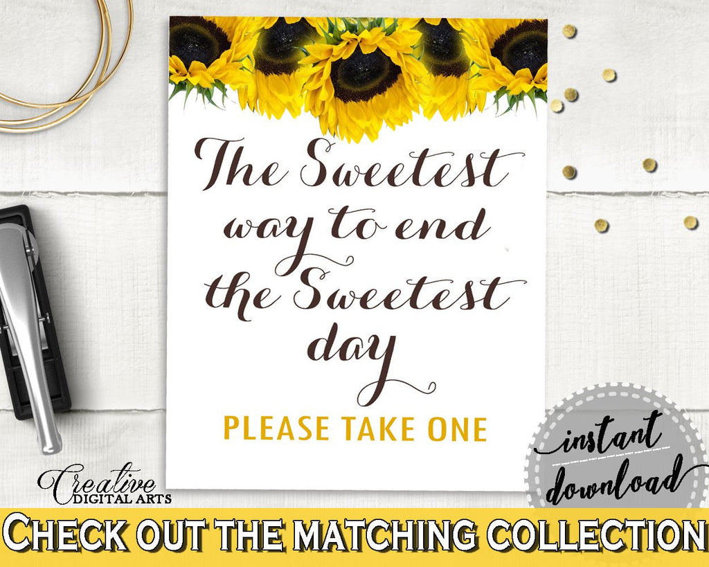 Sweetest Way Bridal Shower Sweetest Way Sunflower Bridal Shower Sweetest Way Bridal Shower Sunflower Sweetest Way Yellow White shower SSNP1 - Digital Product