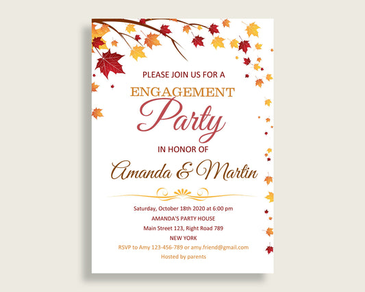 Engagement Party Invitation Bridal Shower Engagement Party Invitation Fall Bridal Shower Engagement Party Invitation Bridal Shower YCZ2S