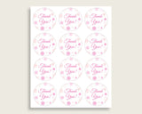 Favor Tags Baby Shower Favor Tags Winter Baby Shower Favor Tags Baby Shower Girl Favor Tags Pink White baby shower idea party ideas 74RVX - Digital Product