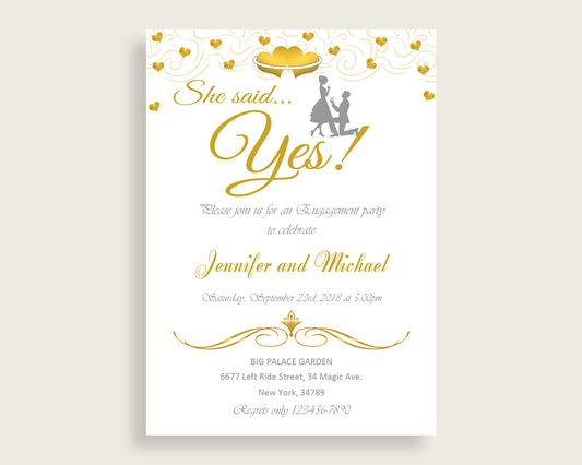 Invitation Template Bridal Shower Invitation Template Gold Hearts Bridal Shower Invitation Template Bridal Shower Gold Hearts 6GQOT