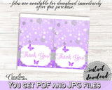 Thank You Card Baby Shower Thank You Card Butterfly Baby Shower Thank You Card Baby Shower Butterfly Thank You Card Purple Pink 7AANK - Digital Product