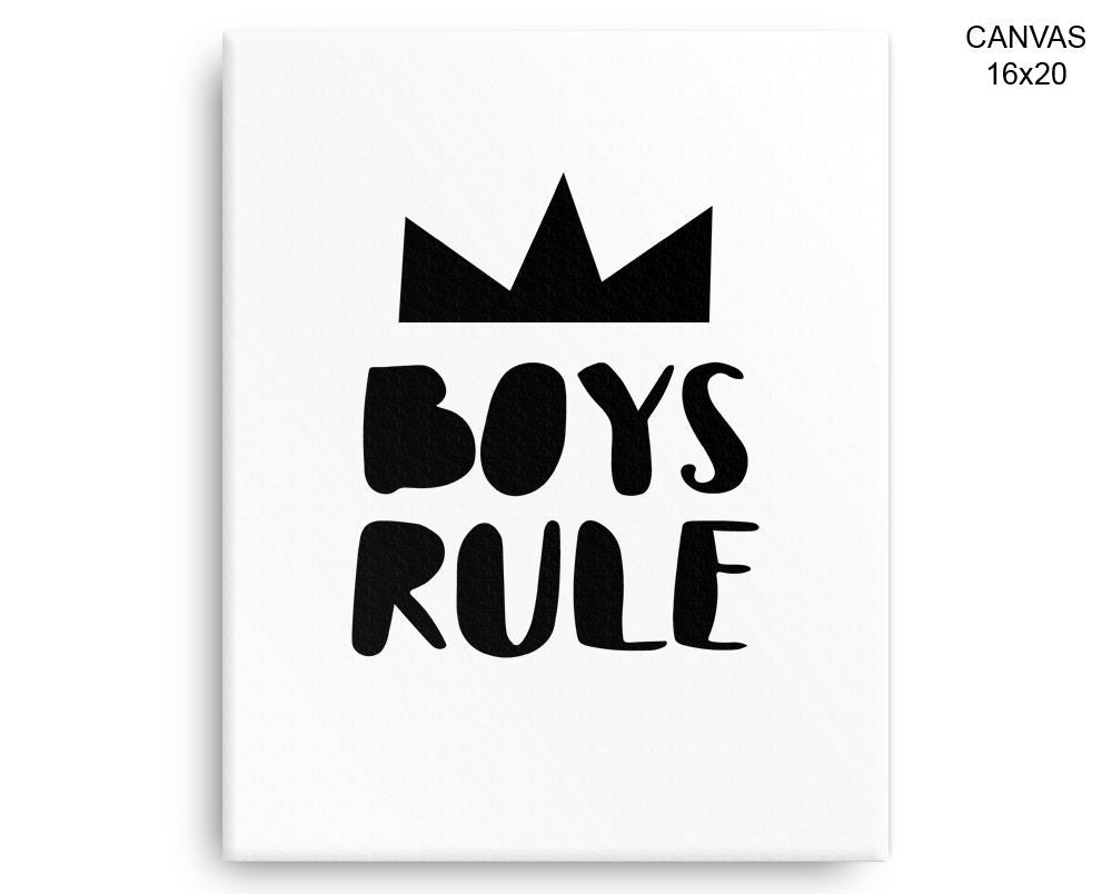 Boys Print, Beautiful Wall Art with Frame and Canvas options available Boys Room Decor