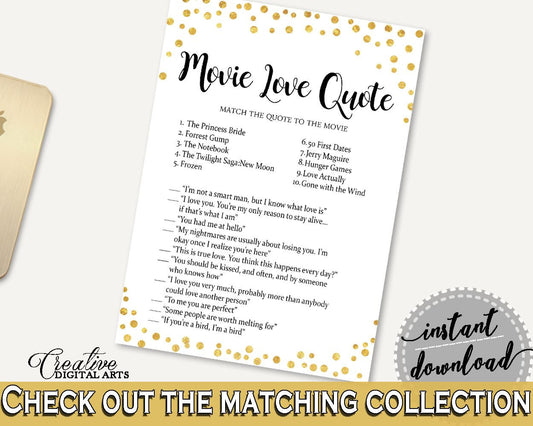 Movie Love Quotes Bridal Shower Movie Love Quotes Confetti Bridal Shower Movie Love Quotes Bridal Shower Confetti Movie Love Quotes CZXE5 - Digital Product