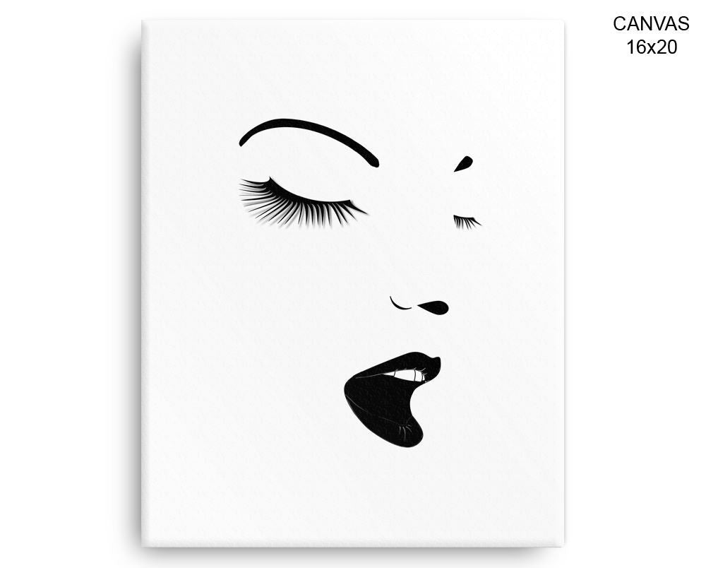 Makeup Print, Beautiful Wall Art with Frame and Canvas options available Beauty Decor