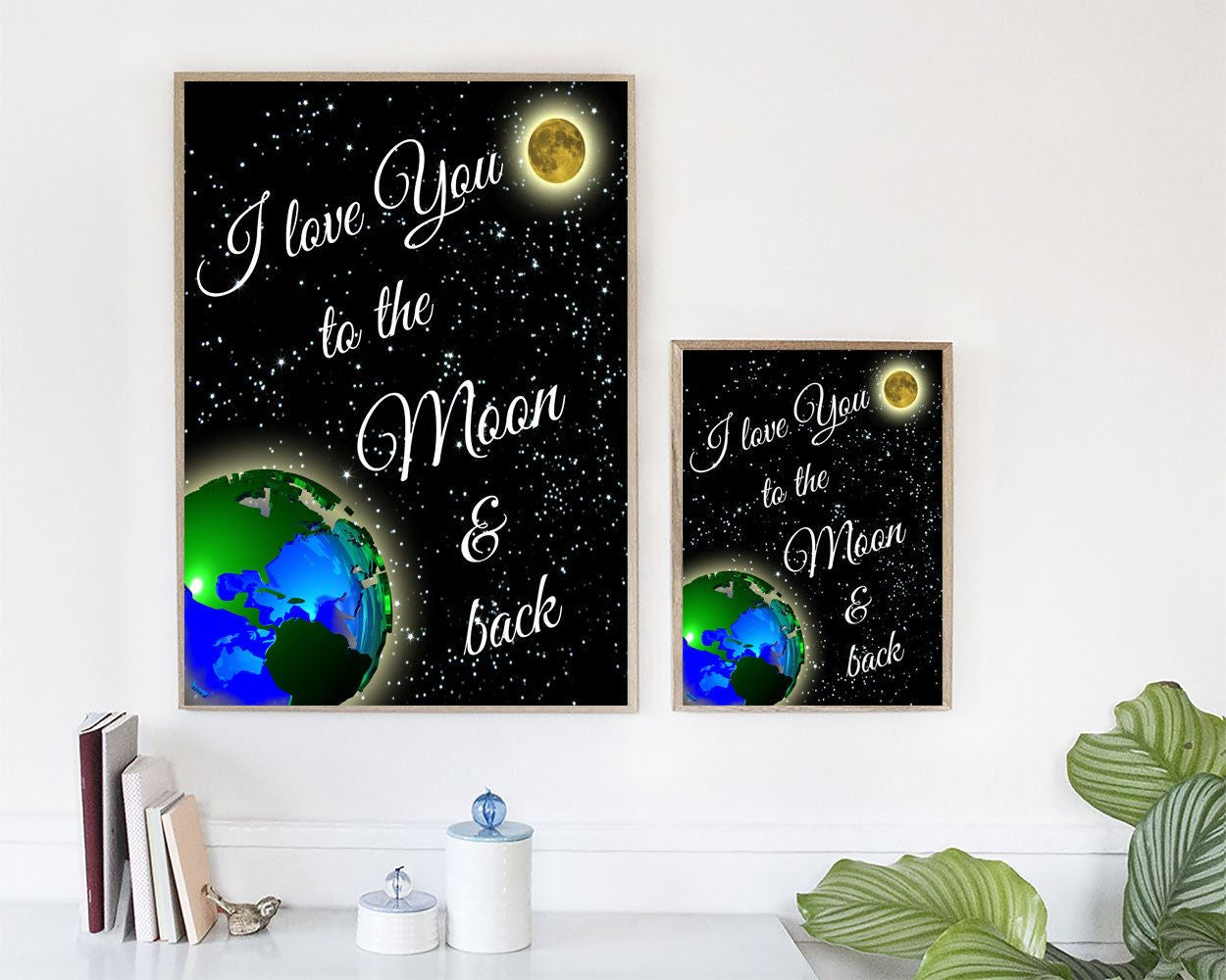 Wall Art Love Digital Print Love Poster Art Love Wall Art Print Love Nursery Art Love Nursery Print Love Wall Decor Love stars - Digital Download