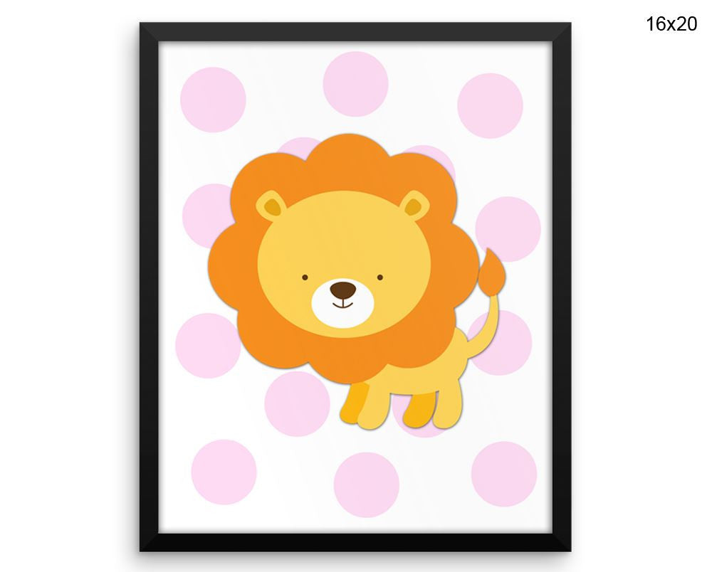 Lion Print, Beautiful Wall Art with Frame and Canvas options available Nursery Decor