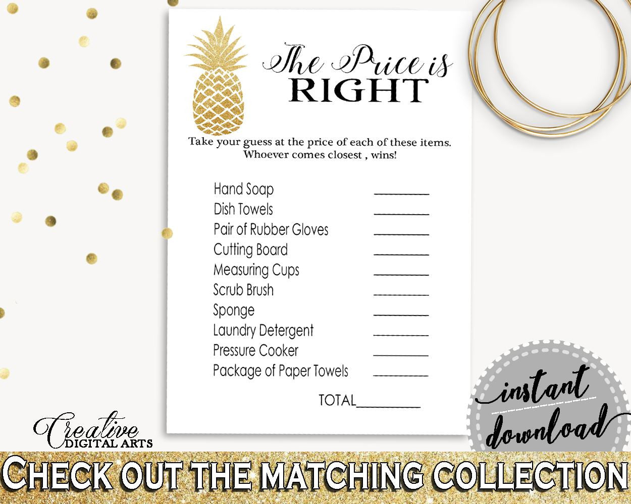 The Price Is Right Game Bridal Shower The Price Is Right Game Pineapple Bridal Shower The Price Is Right Game Bridal Shower Pineapple 86GZU - Digital Product