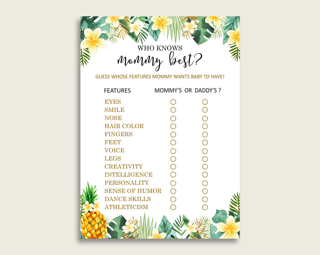 Green Yellow Who Knows Mommy Best Game, Guess The Features, Tropical Baby Shower Gender Neutral, How Well Do You Know Parents To Be 4N0VK