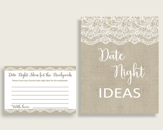 Date Night Ideas Bridal Shower Date Night Ideas Burlap And Lace Bridal Shower Date Night Ideas Bridal Shower Burlap And Lace Date NR0BX