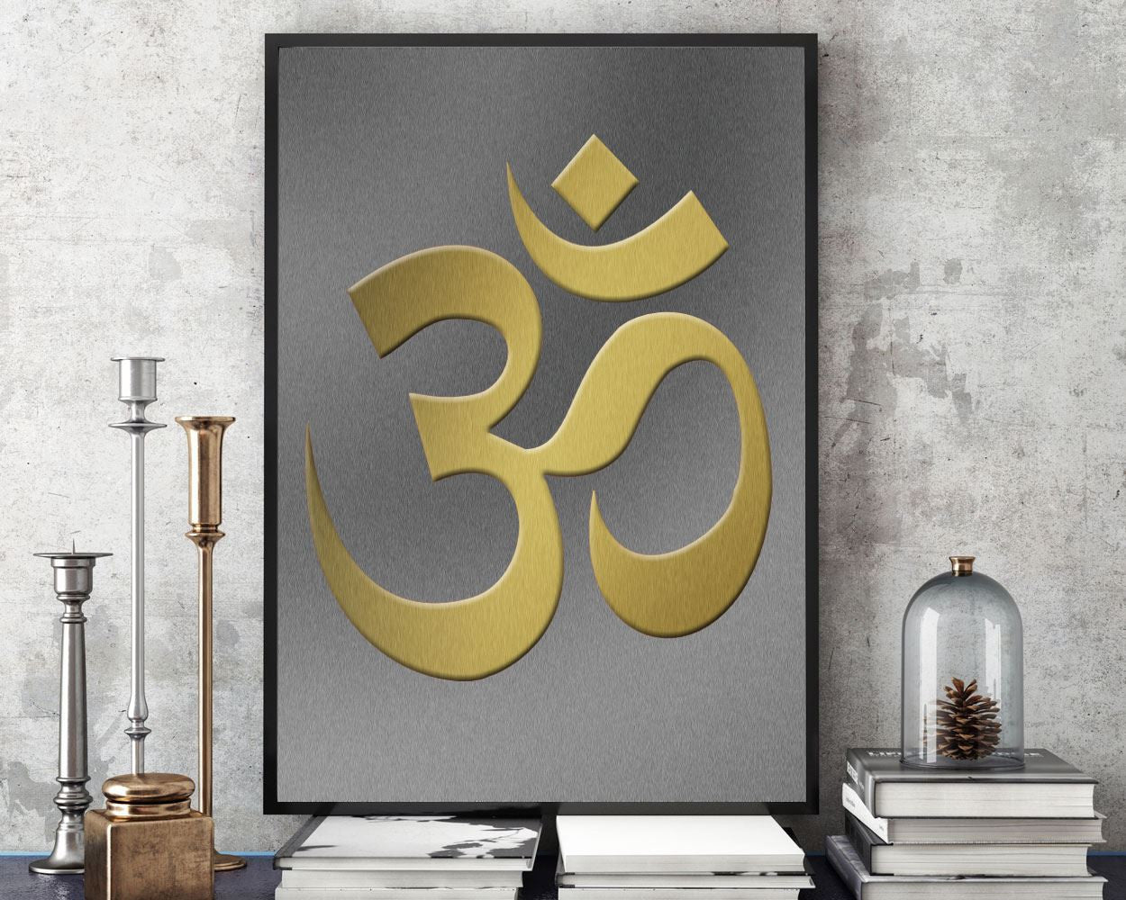 Wall Art Om Digital Print Meditation Poster Art Om Wall Art Print Meditation Spiritual Art Meditation Spiritual Print Om Wall Decor Om metal - Digital Download