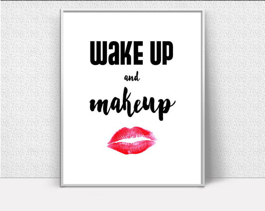 Wall Art Makeup Digital Print Makeup Poster Art Makeup Wall Art Print Makeup Fashion Art Makeup Fashion Print Makeup Wall Decor Makeup - Digital Download