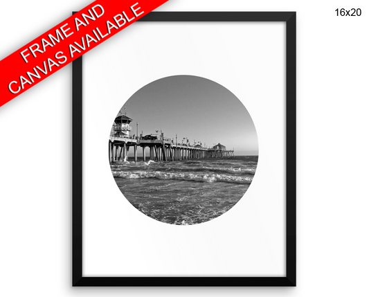 California Print, Beautiful Wall Art with Frame and Canvas options available Monochrome Decor