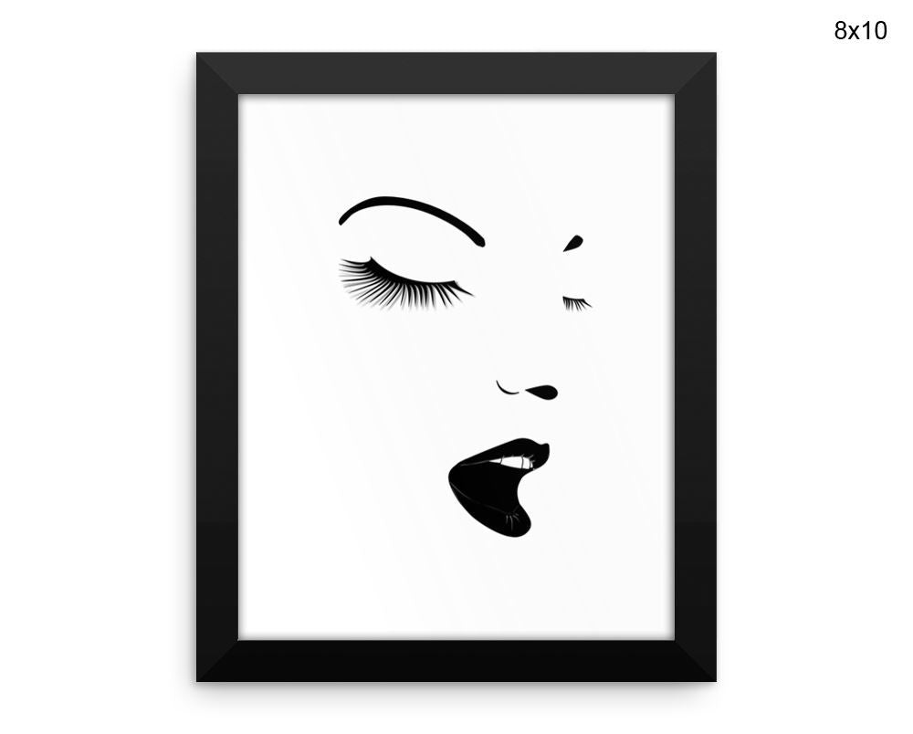 Makeup Print, Beautiful Wall Art with Frame and Canvas options available Beauty Decor