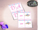 Chair Banner Baby Shower Chair Banner Owl Baby Shower Chair Banner Baby Shower Owl Chair Banner Pink Blue party organization prints owt01
