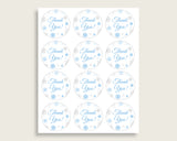 Favor Tags Baby Shower Favor Tags Snowflake Baby Shower Favor Tags Blue Gray Baby Shower Snowflake Favor Tags printable party ideas NL77H