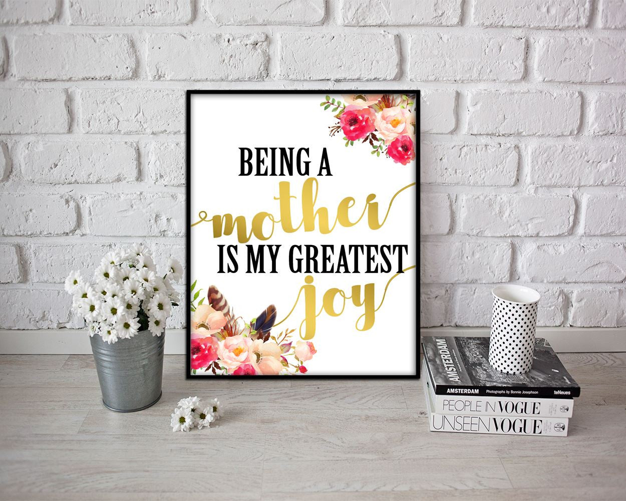 Wall Decor Mom Printable Mom Prints Mom Sign Mom Mother Art Mom Mother Print Mom Printable Art Mom mother day joy quote mother quote - Digital Download