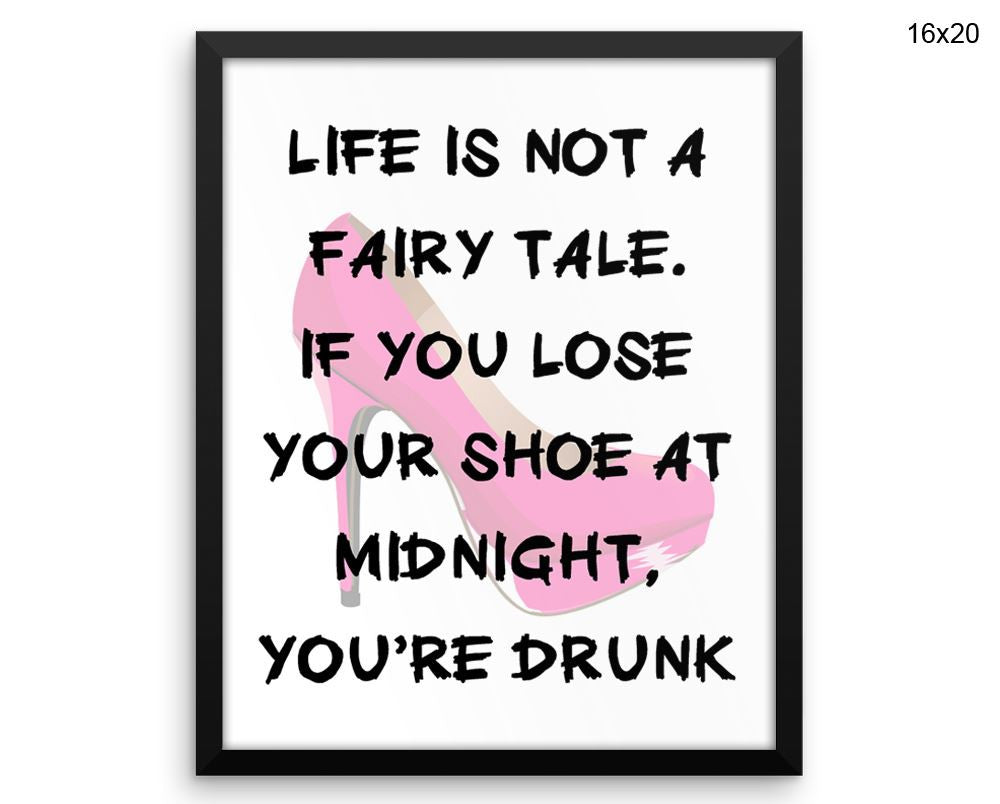 Drunk Print, Beautiful Wall Art with Frame and Canvas options available  Decor