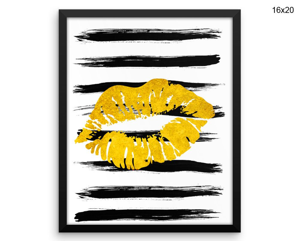 Lips Print, Beautiful Wall Art with Frame and Canvas options available Beauty Decor