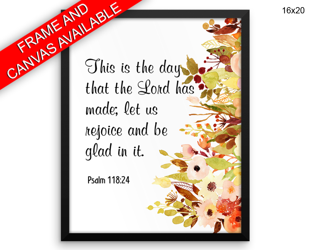 Holy Scripture Print, Beautiful Wall Art with Frame and Canvas options available Bible Decor