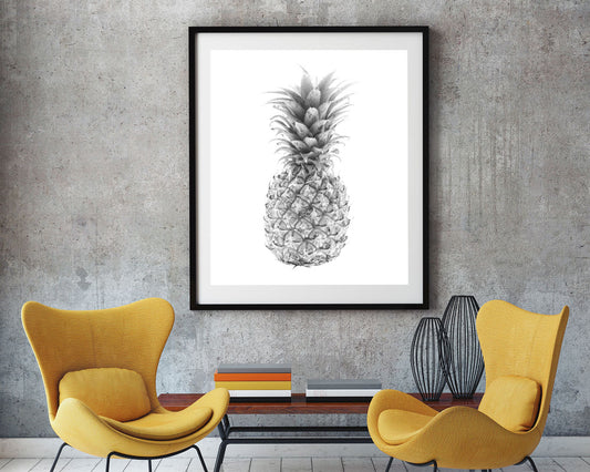 Wall Art Tropical Fruit Digital Print Tropical Fruit Poster Art Tropical Fruit Wall Art Print Tropical Fruit Modern Art Tropical Fruit - Digital Download