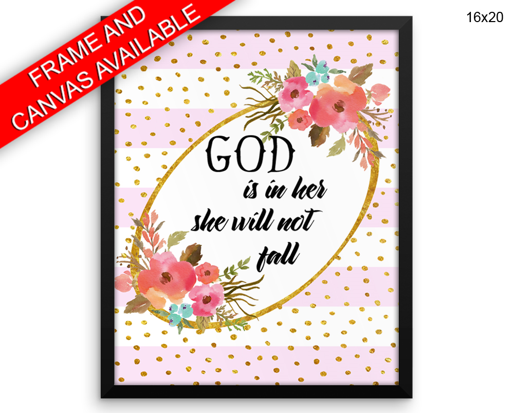 Bible Scripture Print, Beautiful Wall Art with Frame and Canvas options available  Decor