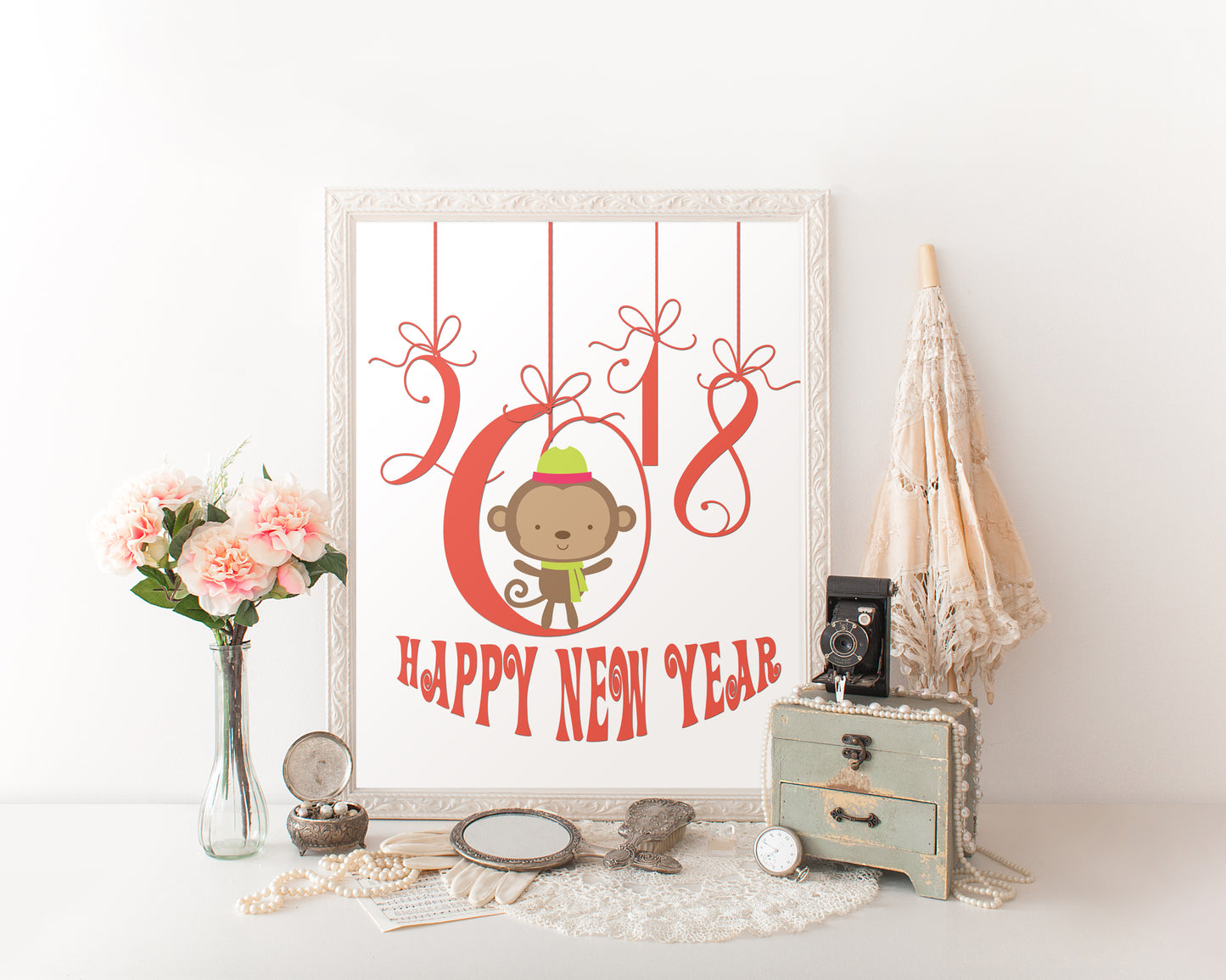 Wall Art Happy New Year Digital Print Happy New Year Poster Art Happy New Year Wall Art Print Happy New Year New Year Art Happy New Year New - Digital Download