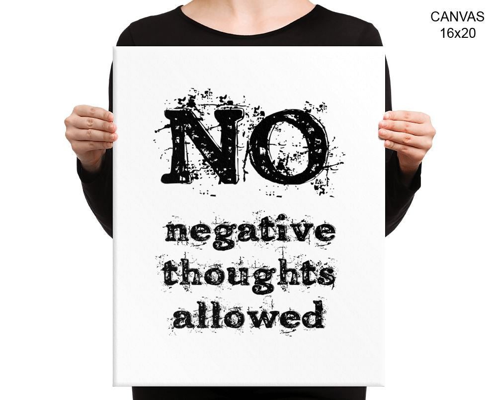 Positivity Print, Beautiful Wall Art with Frame and Canvas options available Gym Decor