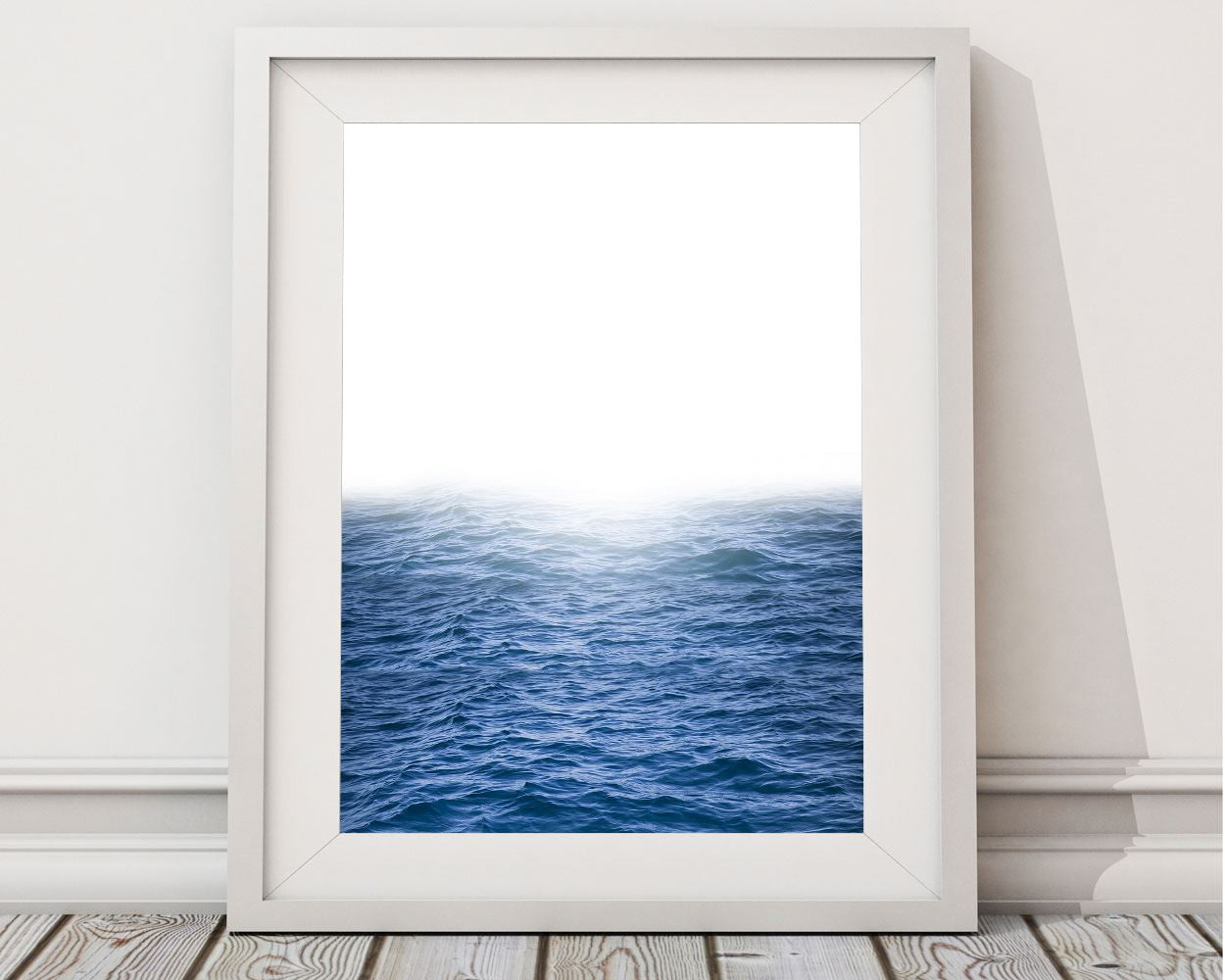 Wall Decor Waves Printable Ocean Prints Waves Sign Ocean Photography Art Ocean Photography Print Waves Printable Art Waves White Ocean Blue - Digital Download