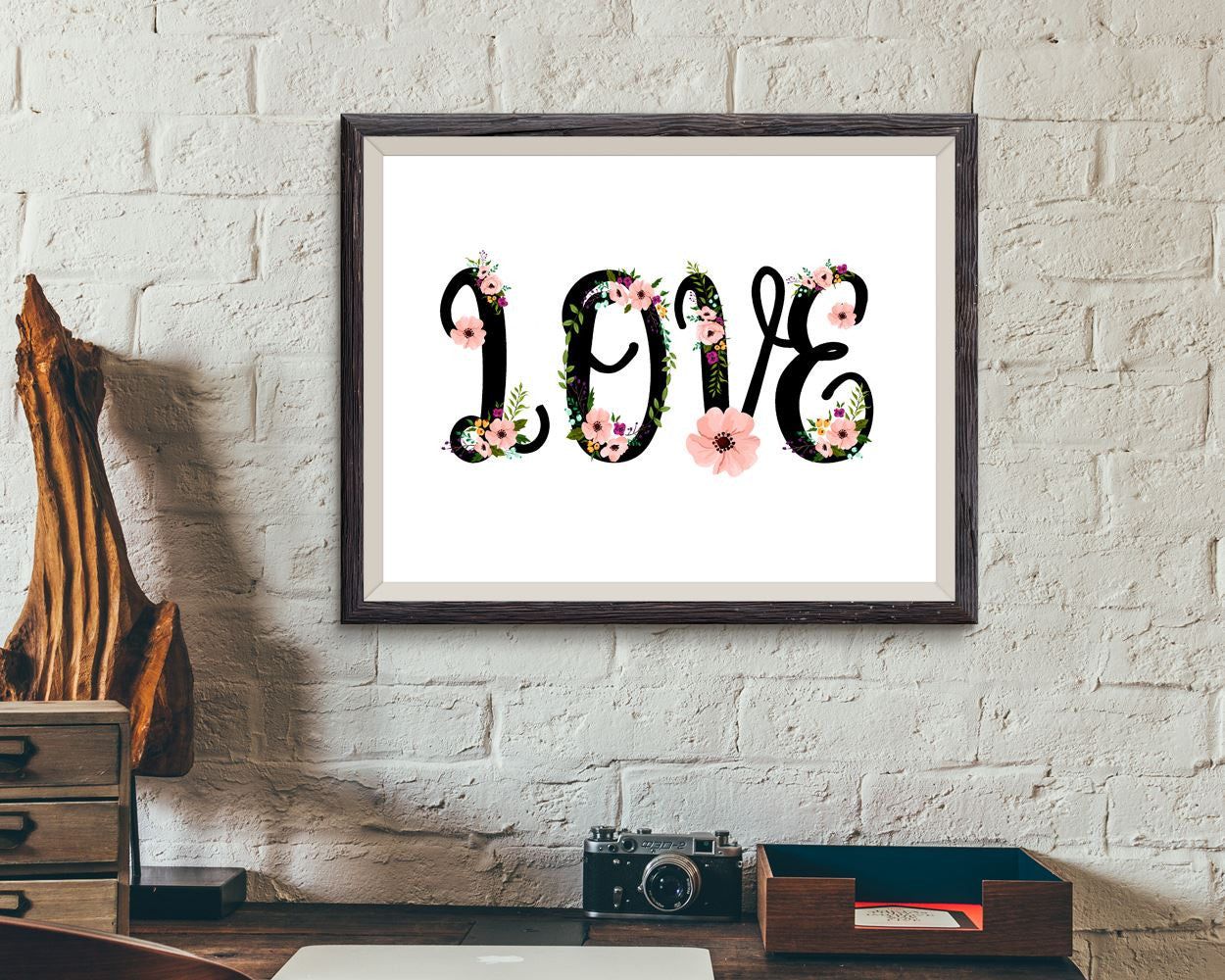 Wall Art Love Grows Digital Print Love Grows Poster Art Love Grows Wall Art Print Love Grows Home Art Love Grows Home Print Love Grows Wall - Digital Download