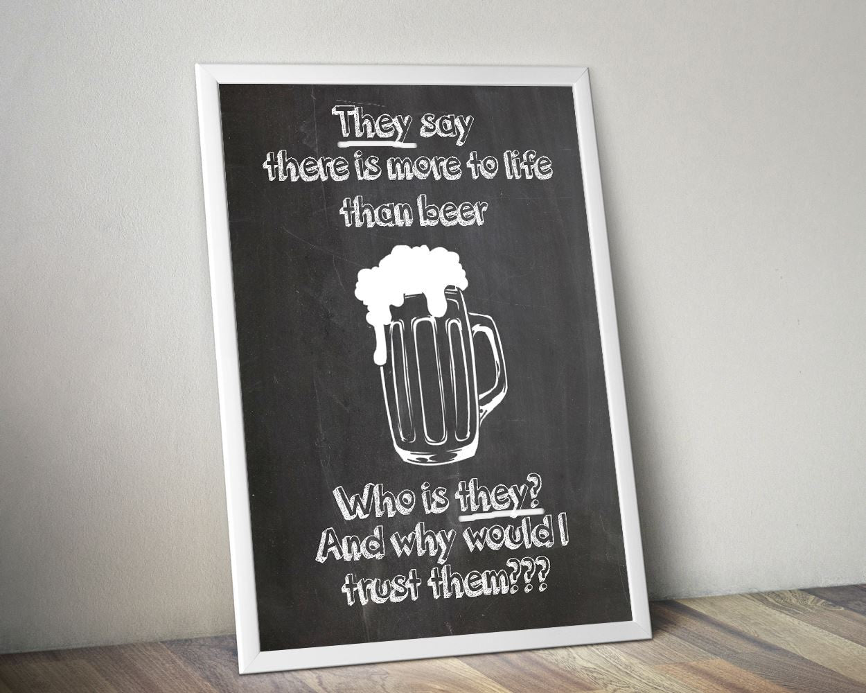 Wall Art Beer Digital Print Beer Poster Art Beer Wall Art Print Beer Bar Art Beer Bar Print Beer Wall Decor Beer chalkboard beer - Digital Download