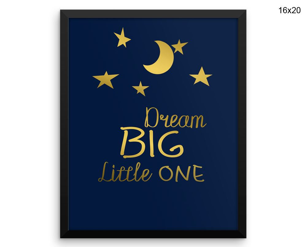 Nursery Dreams Print, Beautiful Wall Art with Frame and Canvas options available  Decor