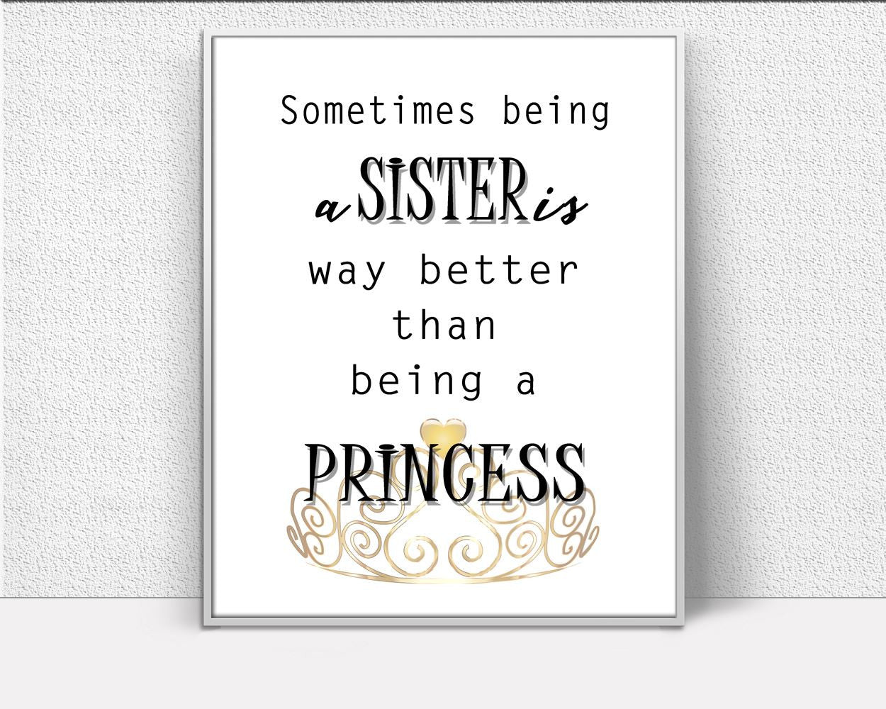 Wall Art Sister Digital Print Sister Poster Art Sister Wall Art Print Sister Family Art Sister Family Print Sister Wall Decor Sister - Digital Download