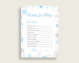 Wishes For Baby Baby Shower Wishes For Baby Snowflake Baby Shower Wishes For Baby Blue Gray Baby Shower Snowflake Wishes For Baby NL77H