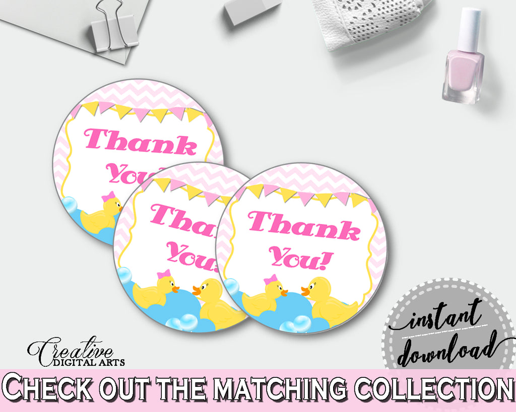 Favor Tags Baby Shower Favor Tags Rubber Duck Baby Shower Favor Tags Baby Shower Rubber Duck Favor Tags Purple Pink party décor rd001