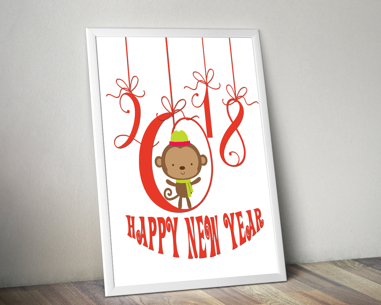 Wall Art Happy New Year Digital Print Happy New Year Poster Art Happy New Year Wall Art Print Happy New Year New Year Art Happy New Year New - Digital Download