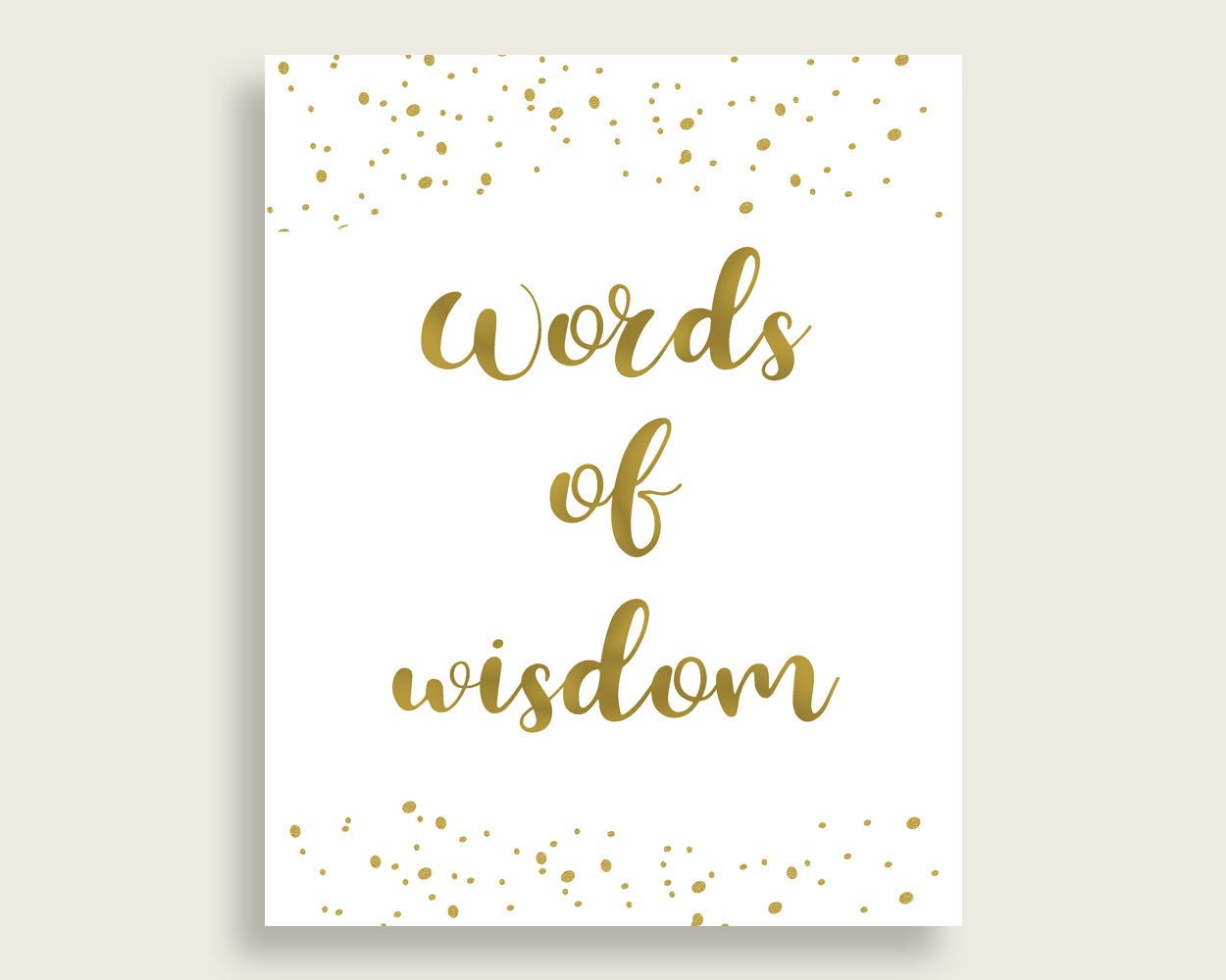 Words Of Wisdom Bridal Shower Words Of Wisdom Gold Bridal Shower Words Of Wisdom Bridal Shower Gold Words Of Wisdom Gold White party G2ZNX