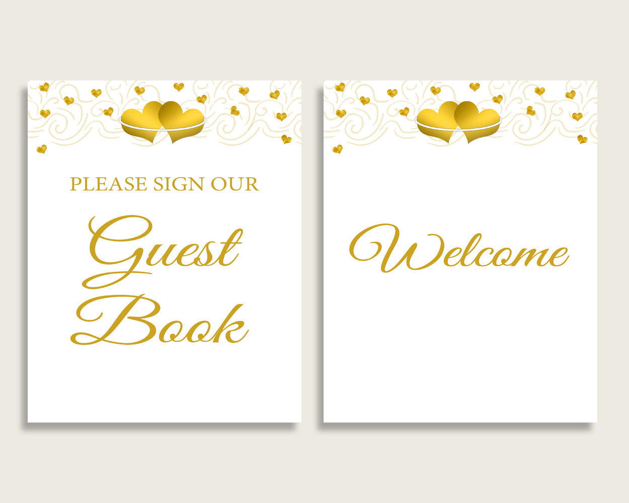 Table Signs Bridal Shower Table Signs Gold Hearts Bridal Shower Table Signs Bridal Shower Gold Hearts Table Signs White Gold prints 6GQOT