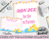 Advice Cards Baby Shower Advice Cards Rubber Duck Baby Shower Advice Cards Baby Shower Rubber Duck Advice Cards Purple Pink pdf jpg rd001