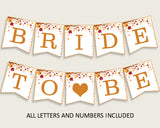 Banner Bridal Shower Banner Fall Bridal Shower Banner Bridal Shower Autumn Banner Brown Yellow instant download customizable files YCZ2S