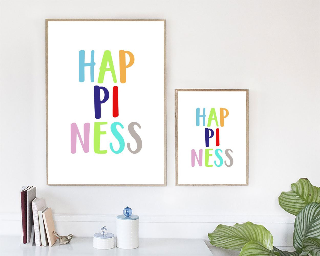 Wall Art Happiness Digital Print Happiness Poster Art Happiness Wall Art Print Happiness Nursery Art Happiness Nursery Print Happiness Wall - Digital Download