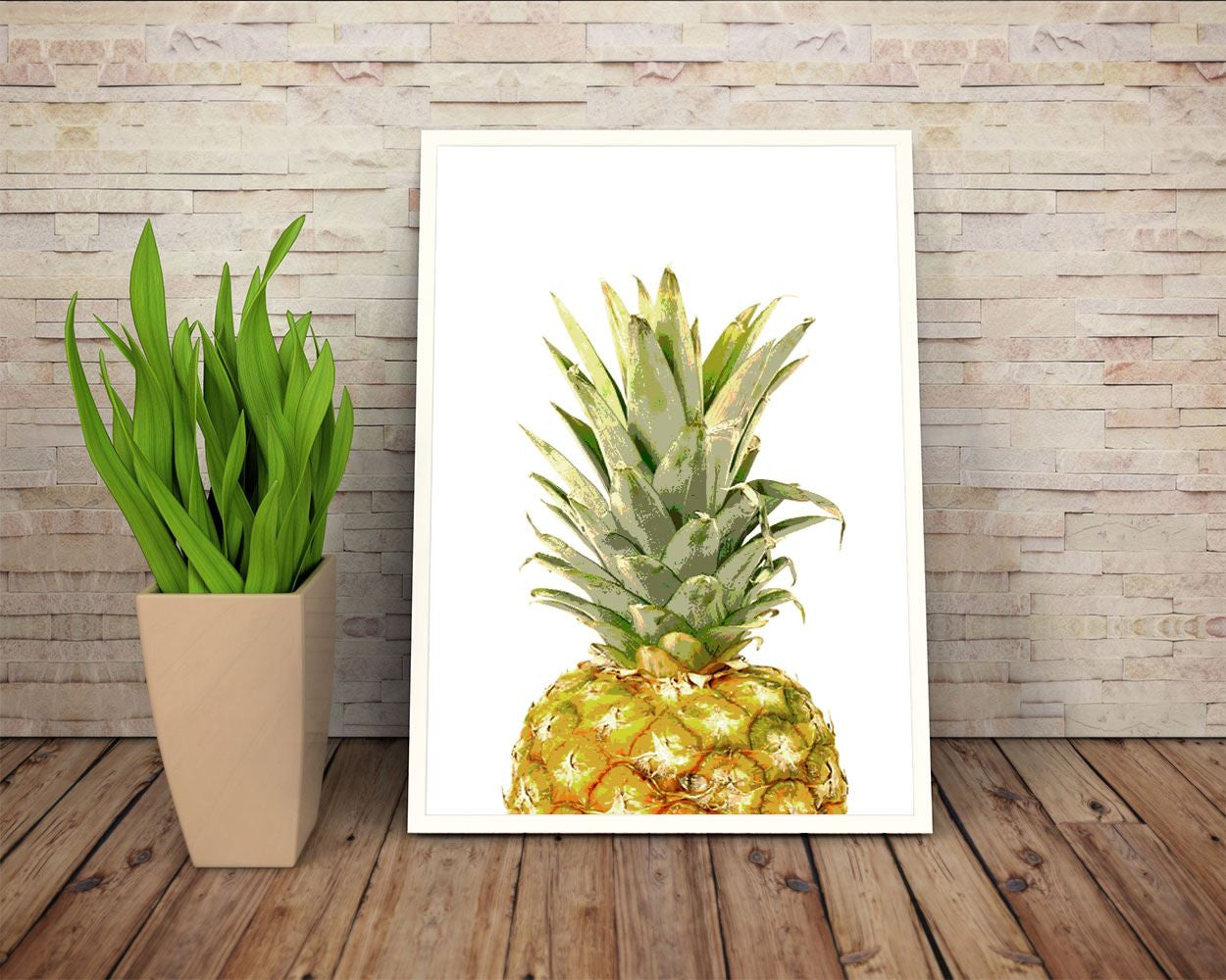 Wall Decor Pineapple Printable Pineapple Prints Pineapple Sign Pineapple Nature Art Pineapple Nature Print Pineapple Printable Art Pineapple - Digital Download