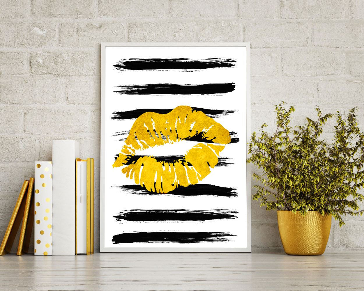 Wall Decor Lips Printable Lips Prints Lips Sign Lips Beauty Art Lips Beauty Print Lips Printable Art Lips lipstic decor fashion makeup - Digital Download