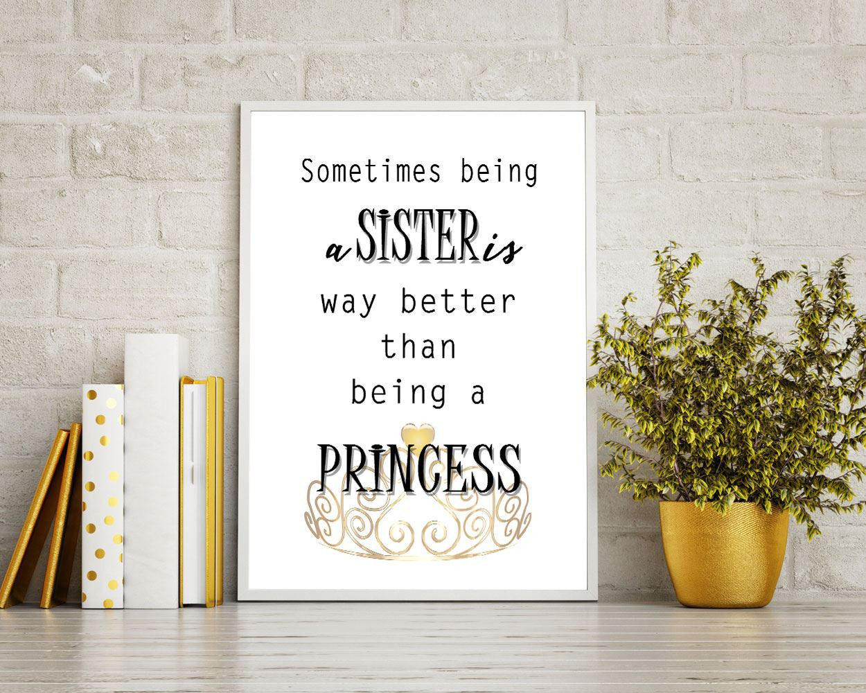 Wall Art Sister Digital Print Sister Poster Art Sister Wall Art Print Sister Family Art Sister Family Print Sister Wall Decor Sister - Digital Download