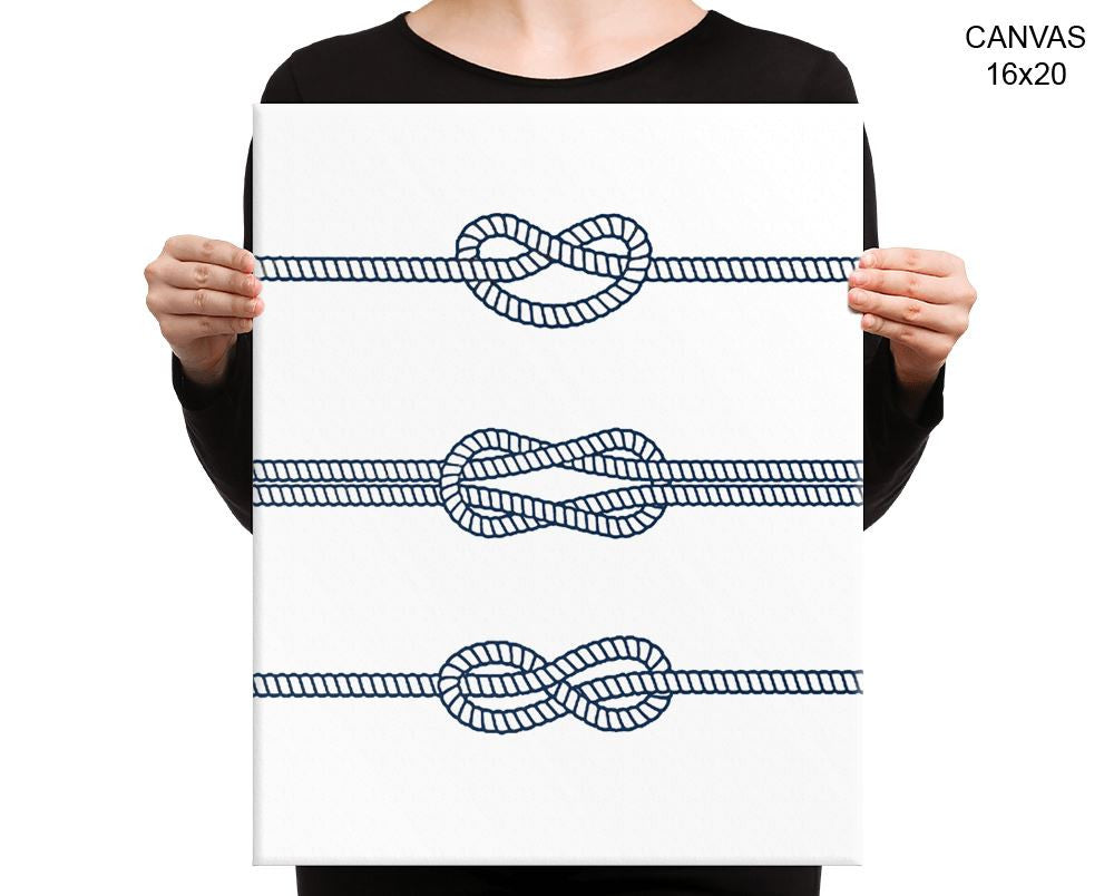 Rope Nautical Print, Beautiful Wall Art with Frame and Canvas options available Sea Decor