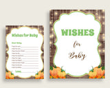 Wishes For Baby Baby Shower Wishes For Baby Autumn Baby Shower Wishes For Baby Baby Shower Autumn Wishes For Baby Brown Orange prints 0QDR3 - Digital Product