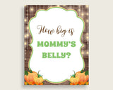 Mommy's Belly Baby Shower Mommy's Belly Autumn Baby Shower Mommy's Belly Baby Shower Autumn Mommy's Belly Brown Orange printables pdf 0QDR3 - Digital Product