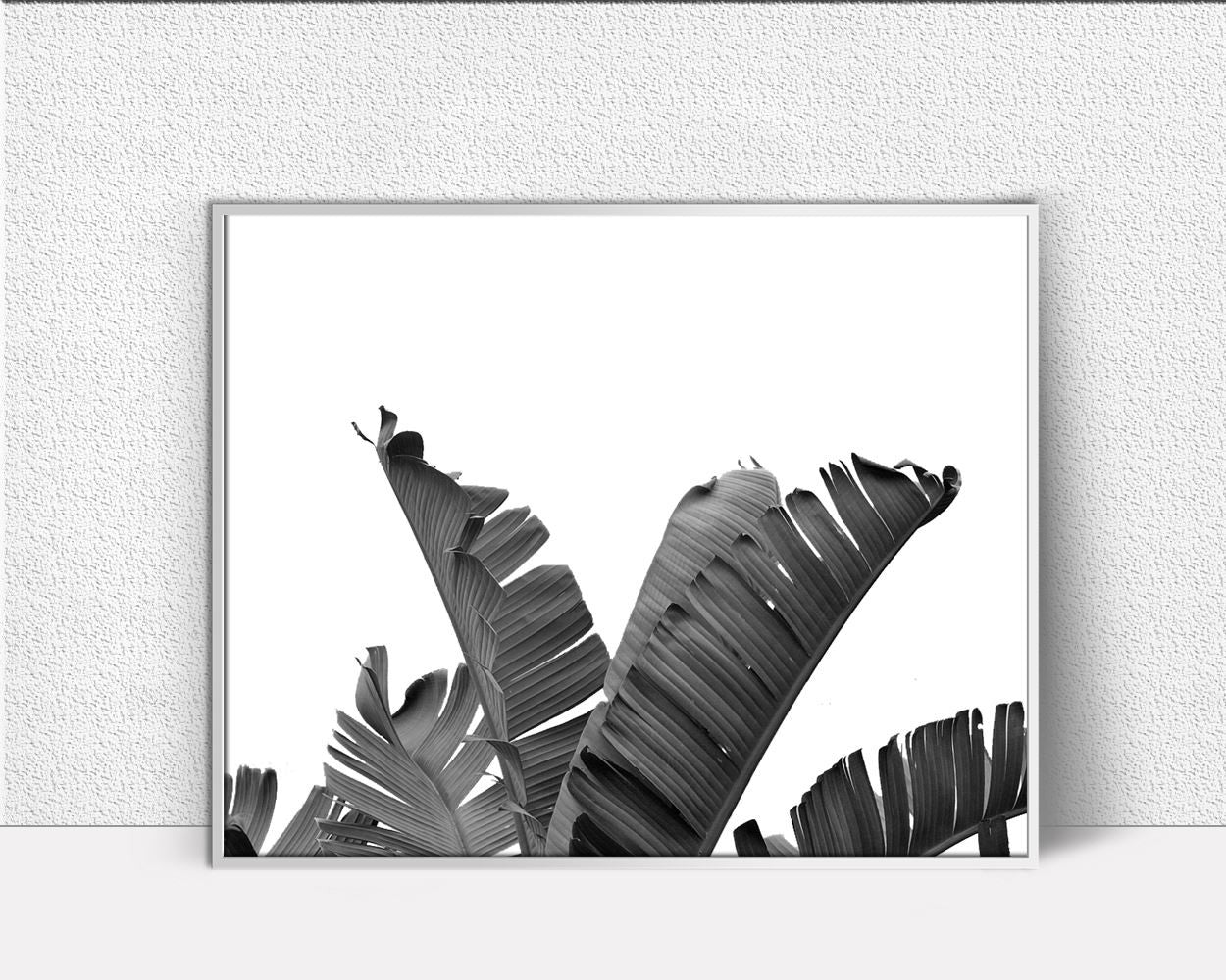 Wall Art Banana Leaf Digital Print Banana Leaf Poster Art Banana Leaf Wall Art Print Banana Leaf Fruit Art Banana Leaf Fruit Print Banana - Digital Download