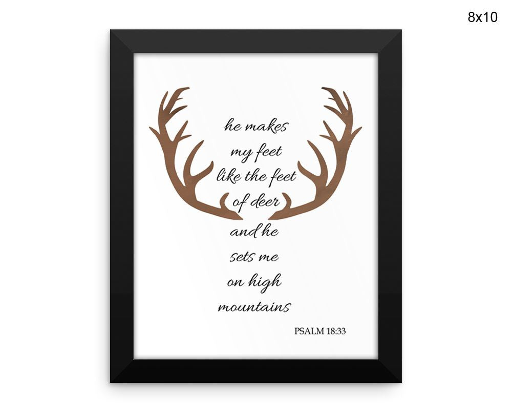 Psalm Lord Print, Beautiful Wall Art with Frame and Canvas options available Scripture Decor