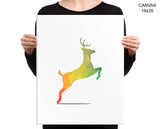 Woodland Deer Print, Beautiful Wall Art with Frame and Canvas options available Nursery Decor