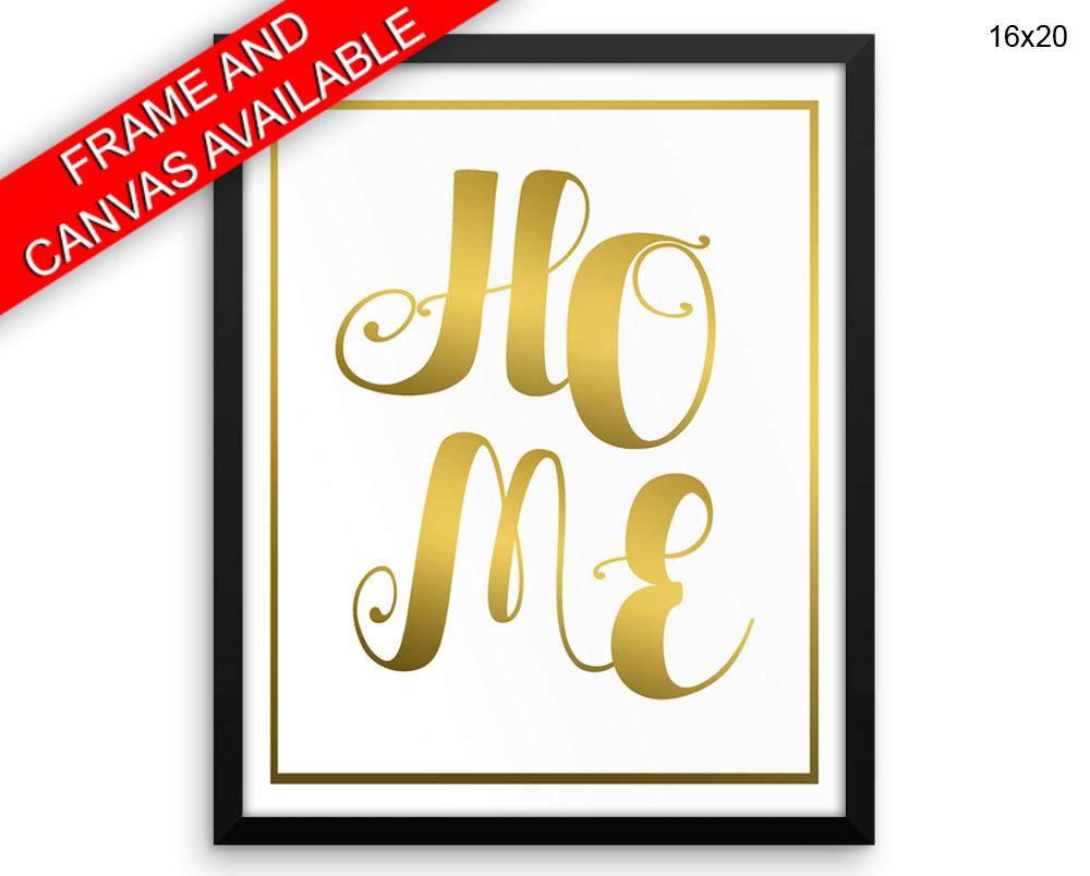 Home Print, Beautiful Wall Art with Frame and Canvas options available Family Decor